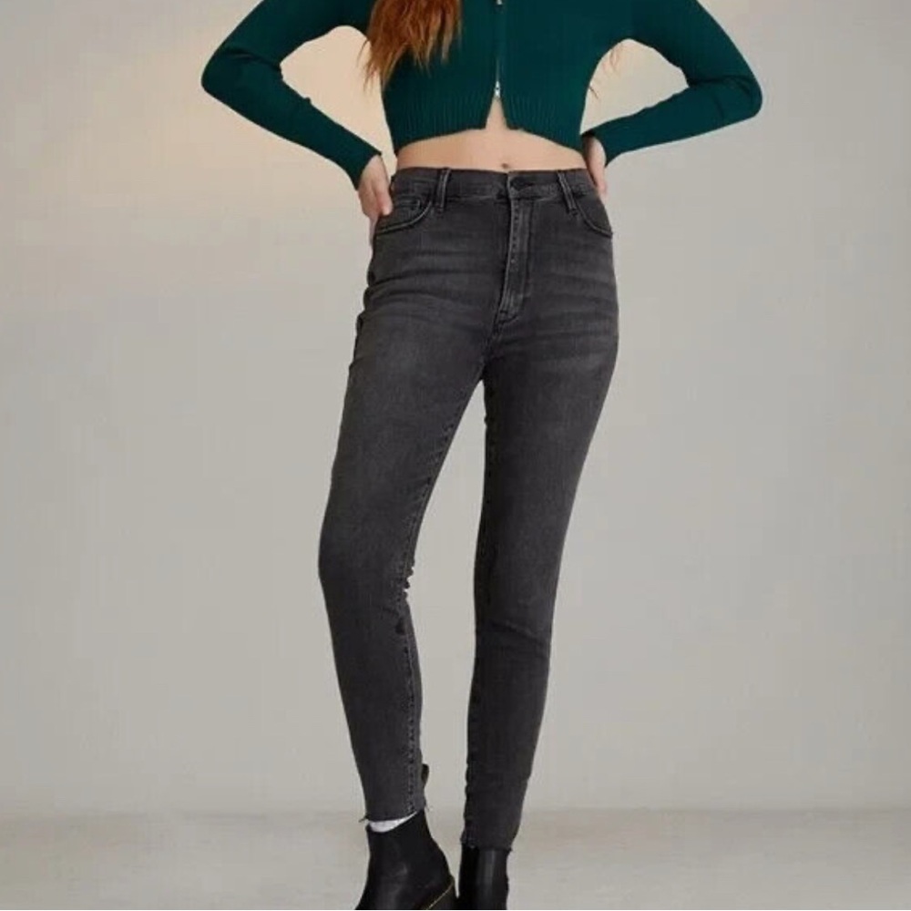 PacSun Super High Rise Jegging black wash